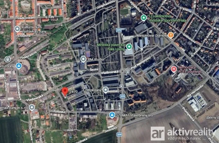 Prodej bytu 1+kk, Louny, Lipová, 34 m2