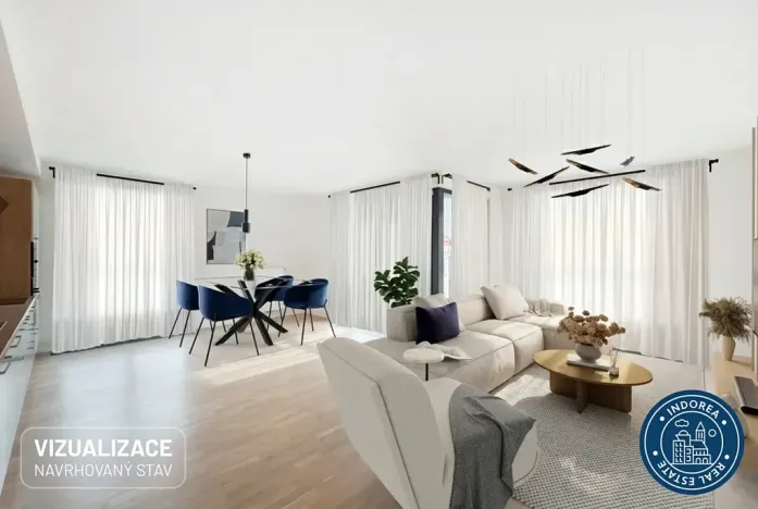 Prodej bytu 3+kk, Praha - Košíře, Tůmova, 87 m2