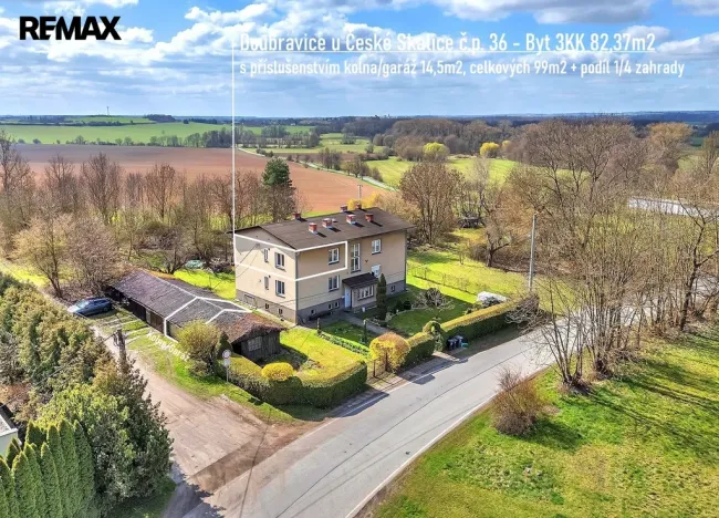 Prodej bytu 3+kk, Rychnovek - Doubravice u České Skalice, 82 m2