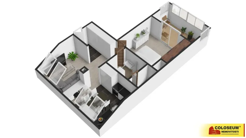 Prodej bytu 2+kk, Hustopeče, 59 m2