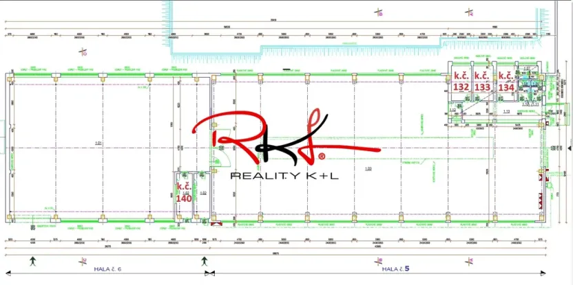 Pronájem výrobních prostor, Roudnice nad Labem, Kratochvílova, 1256 m2
