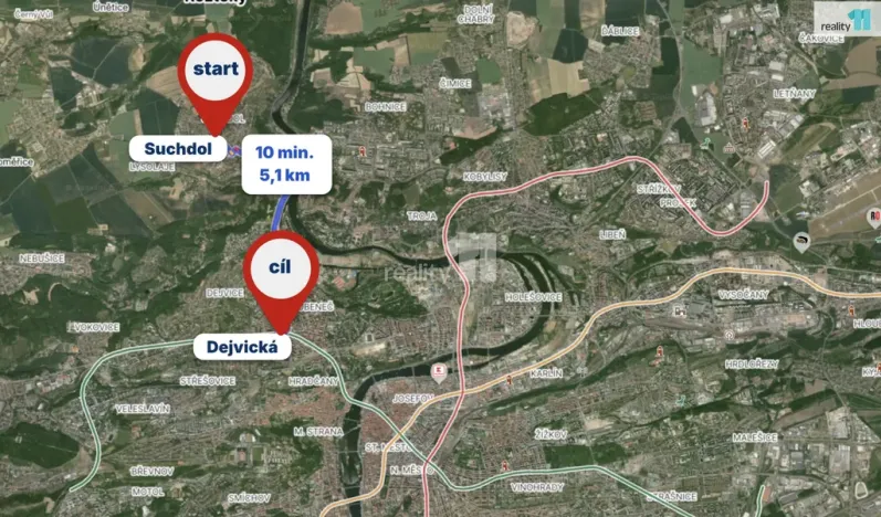 Prodej bytu 3+kk, Praha - Suchdol, Kamýcká, 151 m2
