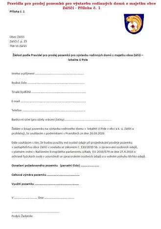 Prodej pozemku pro bydlení, Záříčí, 901 m2