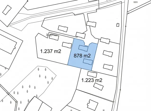 Prodej pozemku pro bydlení, Cheb - Skalka, 878 m2