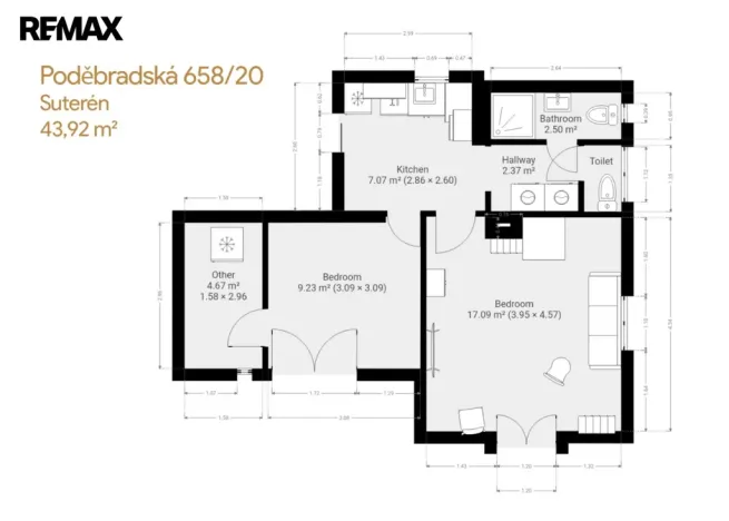 Prodej rodinného domu, Praha - Hloubětín, Poděbradská, 188 m2