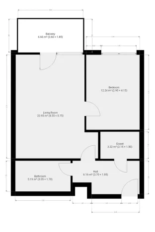 Pronájem bytu 2+kk, Praha - Prosek, Čakovická, 52 m2