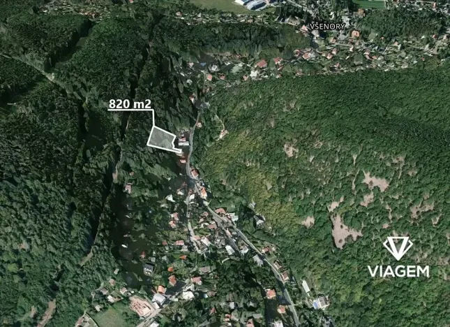 Prodej zahrady, Všenory, 820 m2