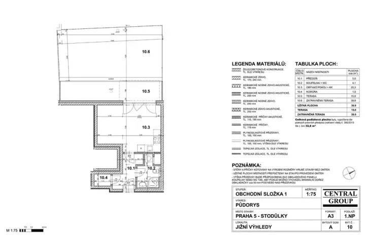 Prodej bytu 1+kk, Praha - Stodůlky, Toufarova, 33 m2