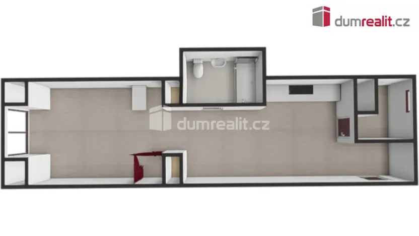 Pronájem obchodního prostoru, Praha - Smíchov, Plzeňská, 37 m2