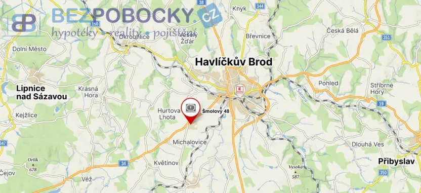Prodej bytu 3+1, Havlíčkův Brod - Šmolovy, 67 m2
