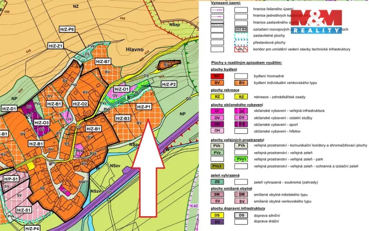 Prodej pozemku pro bydlení, Citice - Hlavno, 5000 m2