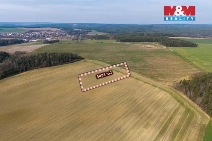 Prodej pole, Třemošná, 3485 m2