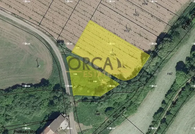 Prodej podílu pole, Pnětluky, 344 m2