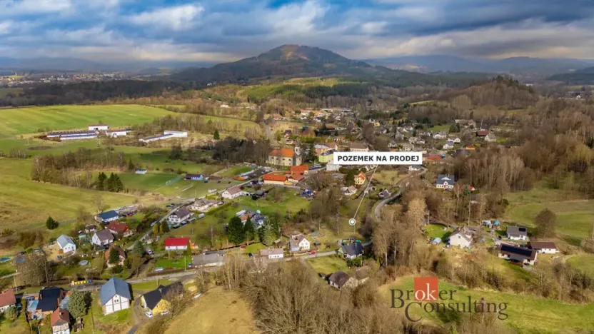 Prodej pozemku pro bydlení, Kunratice u Cvikova, 1655 m2