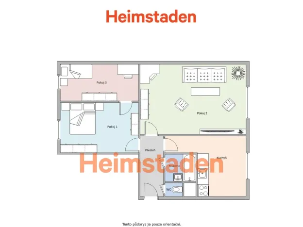 Pronájem bytu 3+1, Rychvald, Michálkovická, 60 m2