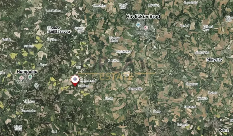 Prodej pole, Herálec, 1977 m2