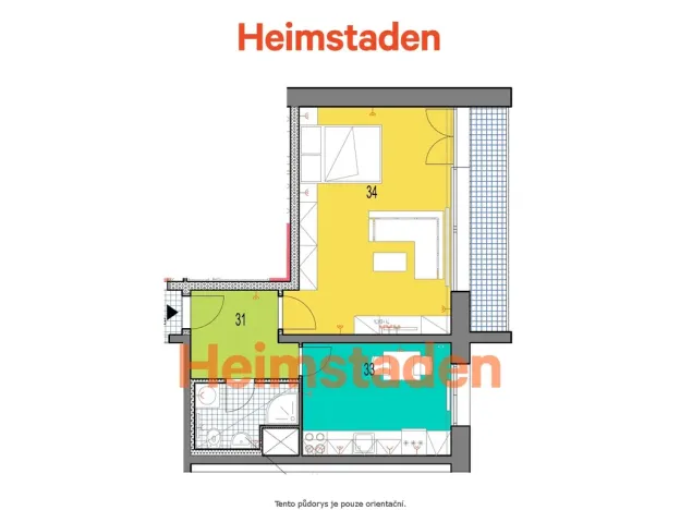 Pronájem bytu 1+1, Havířov - Prostřední Suchá, Dělnická, 41 m2