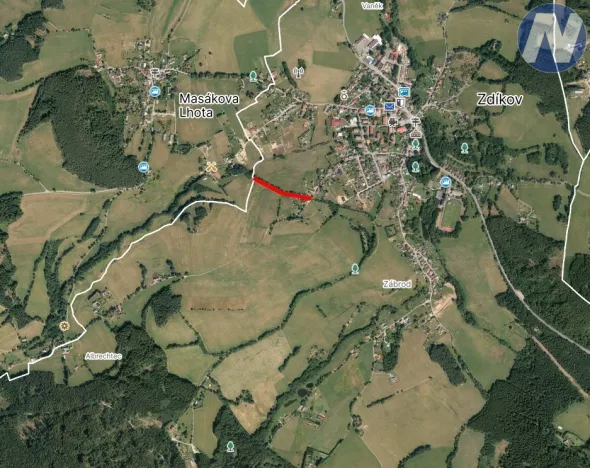 Prodej louky, Zdíkov, 14824 m2