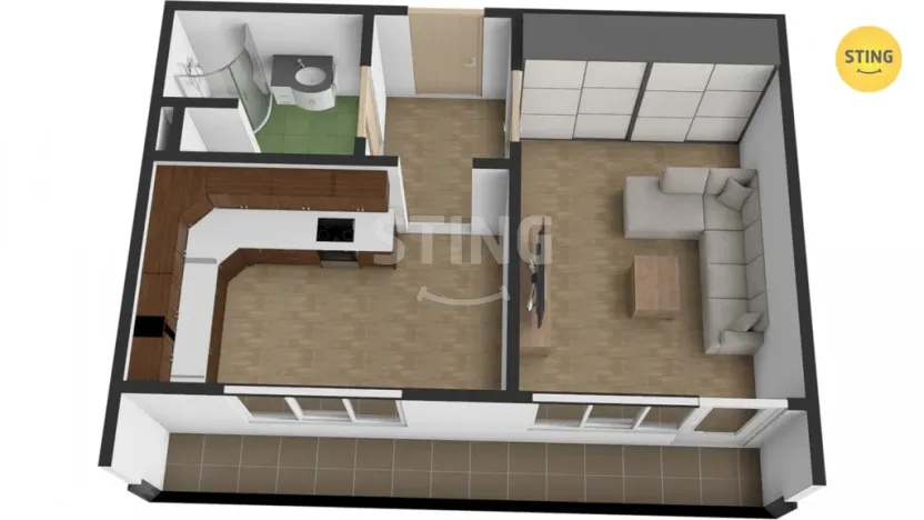 Prodej bytu 1+1, Ostrava, Ludvíka Podéště, 45 m2