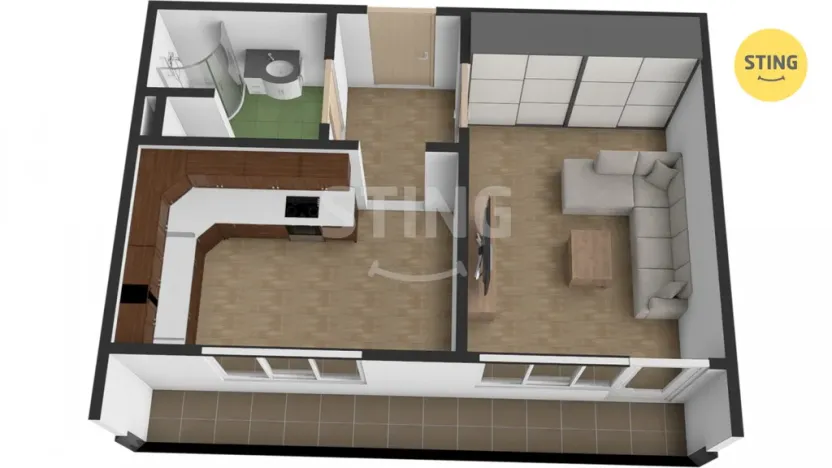Prodej bytu 1+1, Ostrava, Ludvíka Podéště, 45 m2