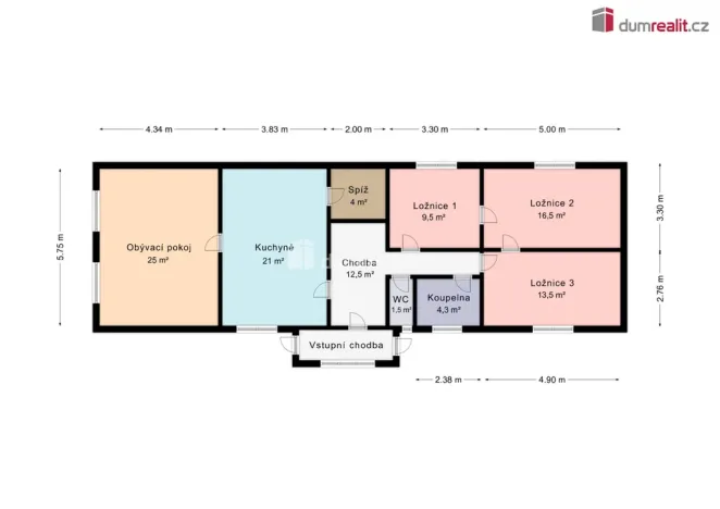 Prodej rodinného domu, Pelhřimov - Starý Pelhřimov, 108 m2