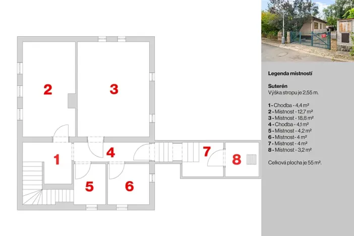 Prodej rodinného domu, Praha - Zbraslav, Nebeského, 208 m2