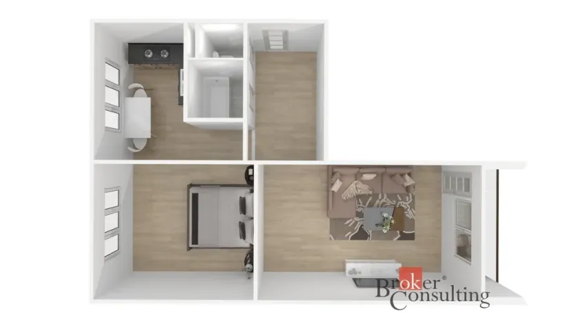 Prodej bytu 2+1, Aš, Žižkova, 52 m2