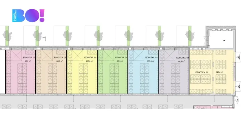 Pronájem skladu, Bocanovice, 100 m2