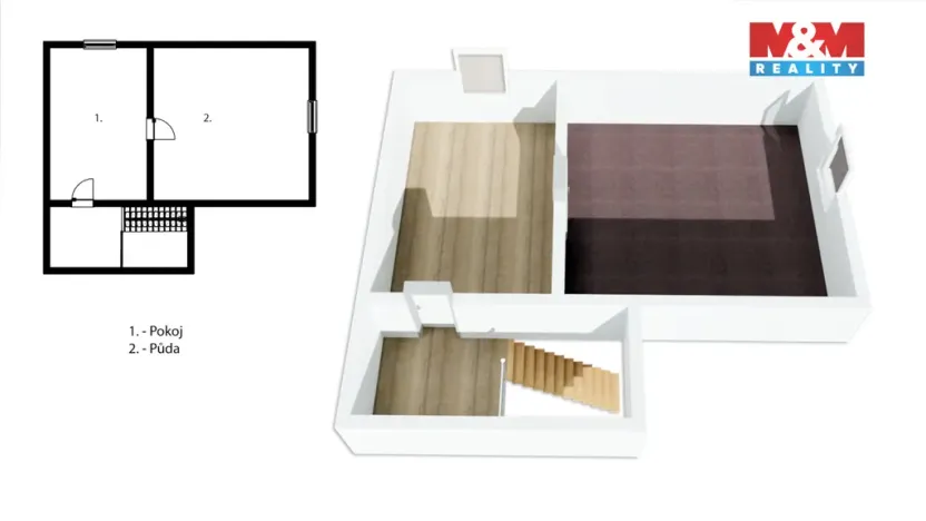 Prodej rodinného domu, Vítězná - Komárov, 128 m2