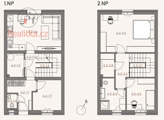 Prodej rodinného domu, Střemy, 98 m2