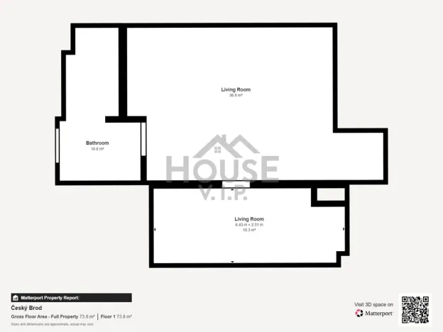 Pronájem bytu 2+kk, Český Brod, Kounická, 61 m2