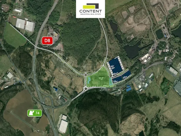 Pronájem výrobních prostor, Ústí nad Labem - Všebořice, Podhoří, 6179 m2