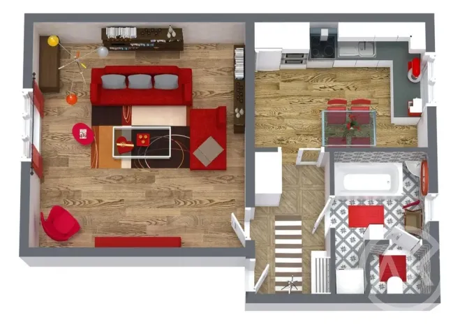 Pronájem bytu 1+1, Ostrava - Moravská Ostrava, Jirská, 45 m2