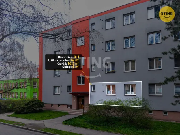 Prodej bytu 3+1, Frýdek-Místek, Karla Hynka Máchy, 73 m2