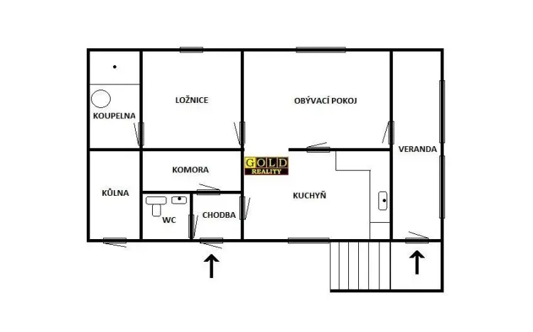 Prodej chaty, Bělá pod Bezdězem, Nad Kuřívodskou Silnicí, 71 m2