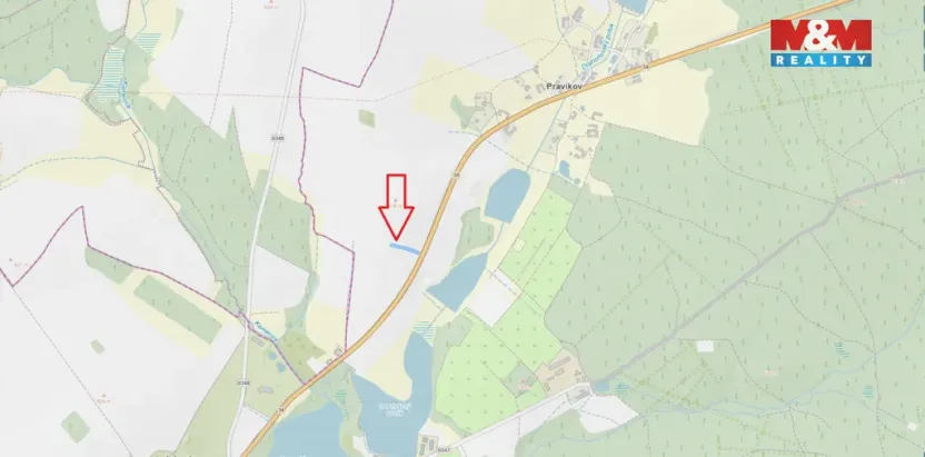 Prodej pole, Kamenice nad Lipou - Pravíkov, 1797 m2