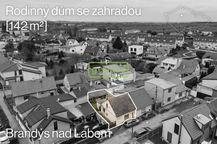 Prodej rodinného domu, Brandýs nad Labem-Stará Boleslav, Spořilov-Slepá, 60 m2