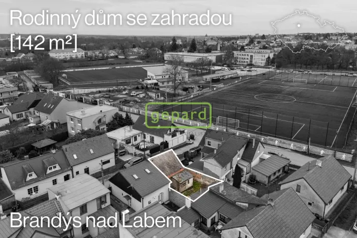 Prodej rodinného domu, Brandýs nad Labem-Stará Boleslav, Spořilov-Slepá, 60 m2