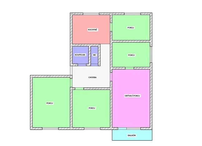 Prodej bytu 5+1, Trutnov, Pampelišková, 92 m2