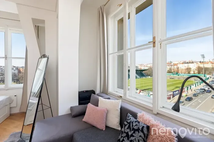 Prodej bytu 1+kk, Praha - Vršovice, Sportovní, 34 m2