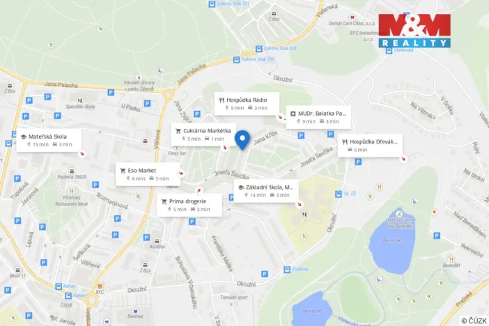 Prodej bytu 4+1, Most, Jana Kříže, 81 m2