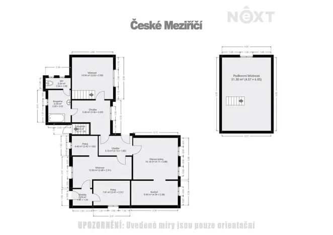 Prodej rodinného domu, České Meziříčí, Na Nábřeží, 124 m2