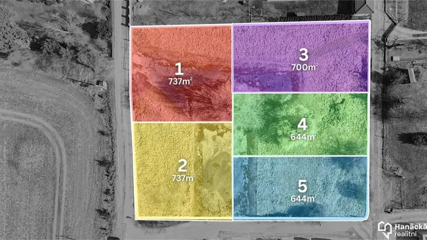 Prodej pozemku pro bydlení, Samotišky, Třešňová, 644 m2