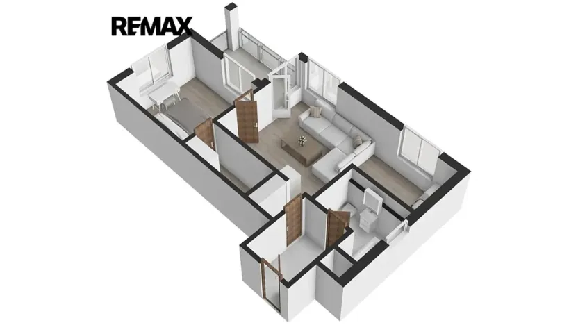 Prodej bytu 2+kk, Praha - Hlubočepy, Hugo Haase, 55 m2