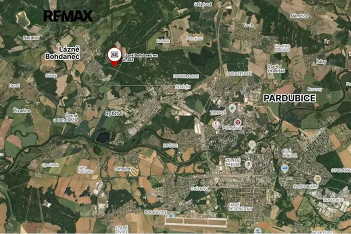 Prodej zahrady, Lázně Bohdaneč, 1923 m2