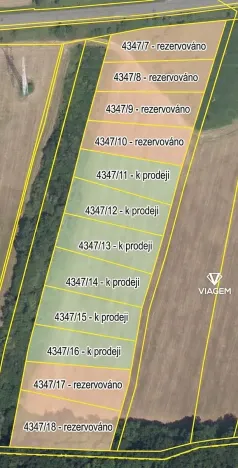 Prodej zahrady, Praha, 1079 m2