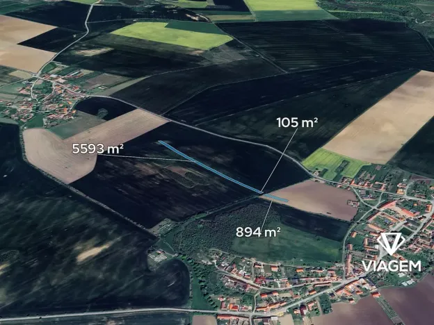 Prodej podílu pole, Medlice, 824 m2