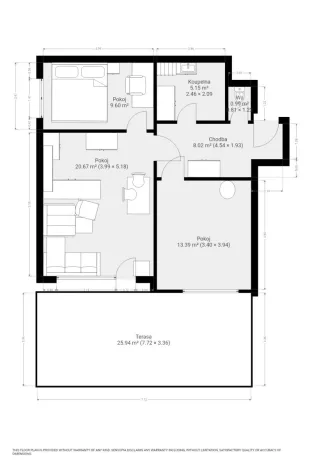 Pronájem bytu 3+kk, Brno, Čermákova, 60 m2