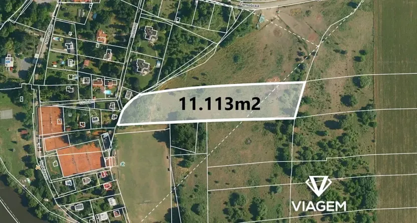 Prodej zahrady, Praha - Lipence, 11113 m2