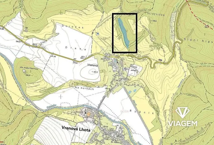 Prodej podílu lesa, Vranová Lhota, 1741 m2